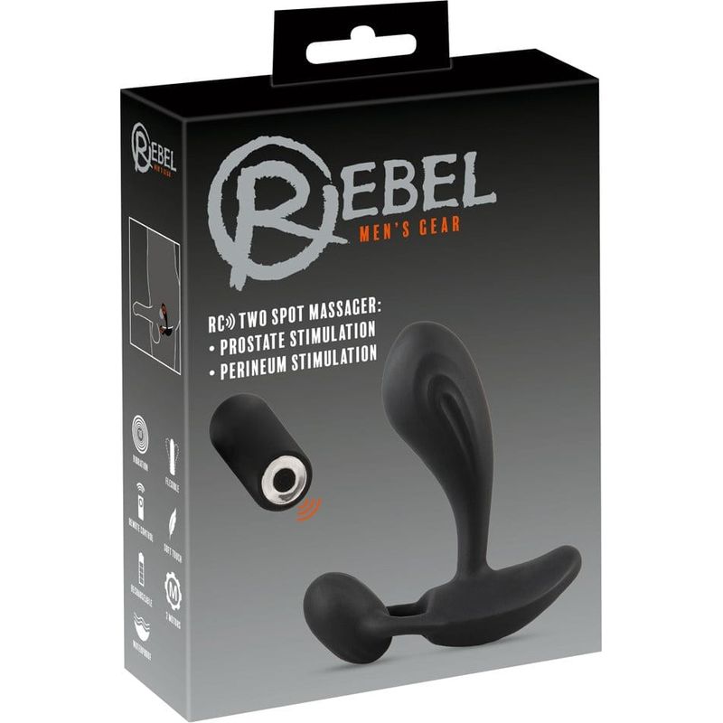 Stimulateur de Prostate Vibrant - Rebel - RC Two Spot Massager Rebel Sensations plus