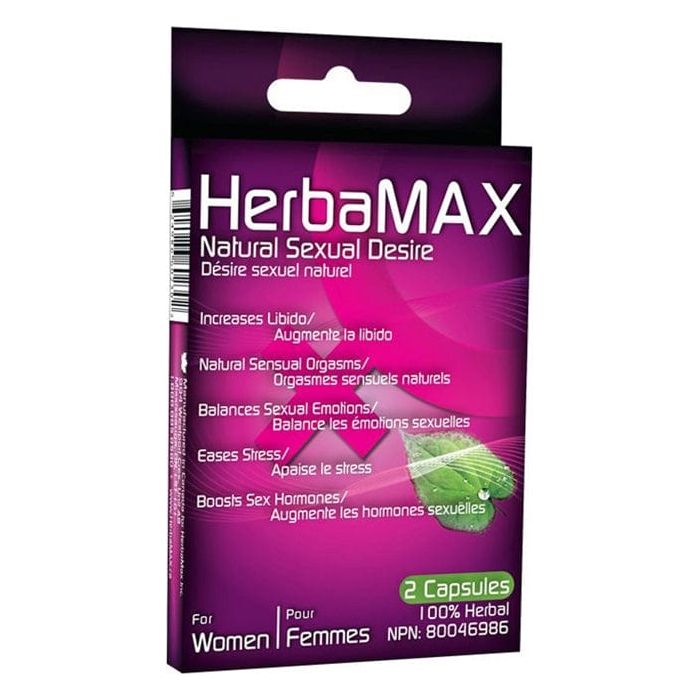 Supplément Sexuel - HerbaMAX - Pour Femme HerbaMAX Sensations plus
