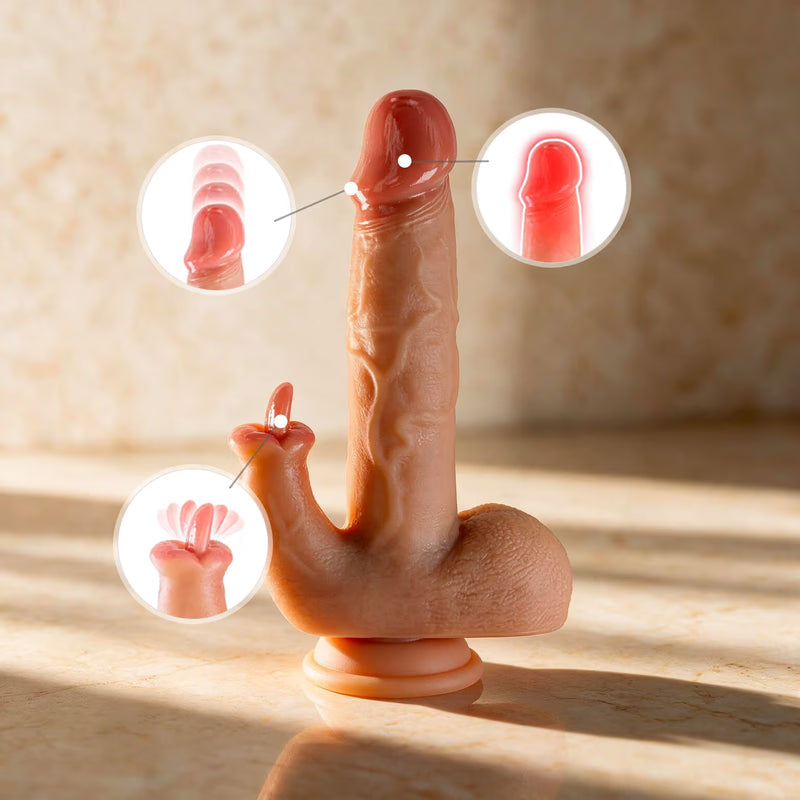 Vibrateur 3-en-1 Double Stimulation - Licking Ram | Real Body Real Body Sensations plus
