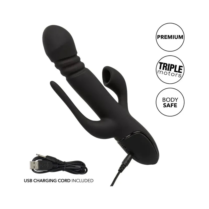Vibrateur à Succion - Calexotics - III Triple Euphoria CalExotics Sensations plus