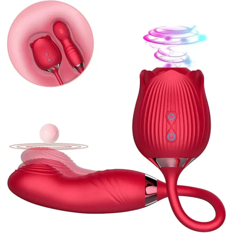 Vibrateur à Succion et Mouvement - Secwell - Le Roméo Flower Finger Secwell Sensations plus