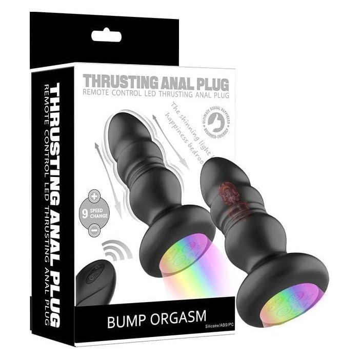 Anal Thrusting Vibrator Anal Plug Remote Control Led by Secwell   Sensations Plus