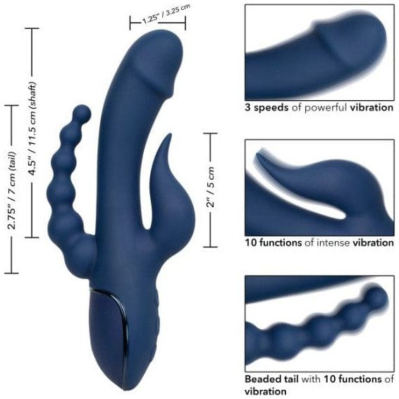 Vibrateur - Calexotics - III Triple Orgasm CalExotics Sensations plus