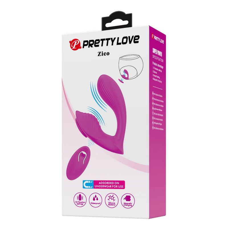 Vibrateur de Culotte à Double Stimulation - Zico | Pretty Love Pretty Love Sensations plus