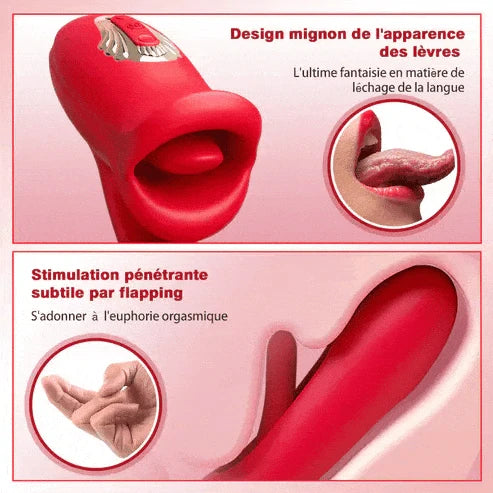 Vibrateur double stimulation 3 en 1 - Secwell - Big Mouth Super Master Secwell Sensations plus