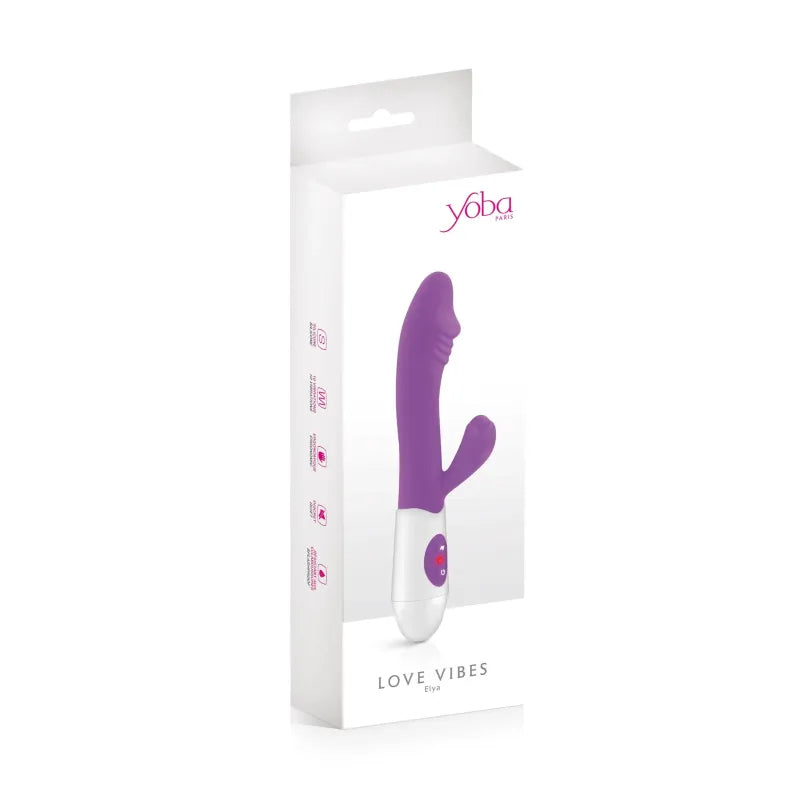 Vibrateur Double Stimulation - Elya | La Rencontre du Style & du Plaisir à la Française Yoba Paris Sensations plus