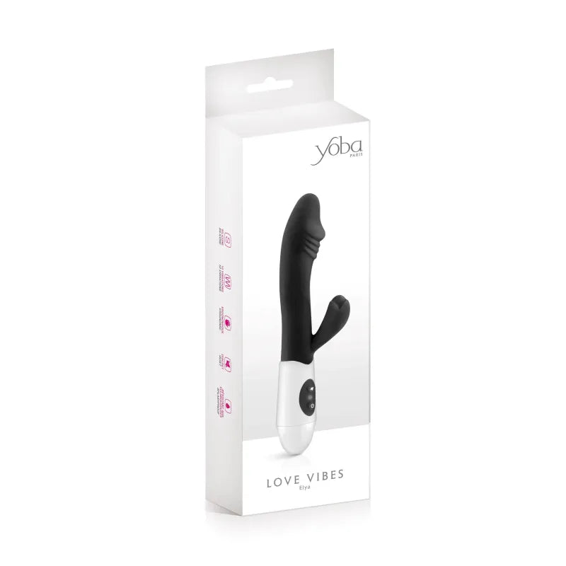 Vibrateur Double Stimulation - Elya | La Rencontre du Style & du Plaisir à la Française Yoba Paris Sensations plus