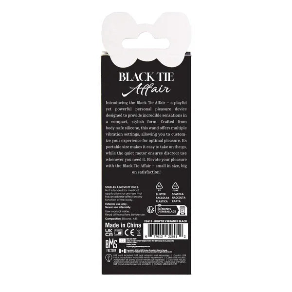 Vibrateur Mini Wand - Black Tie Affair | BMS Factory BMS Factory Sensations plus