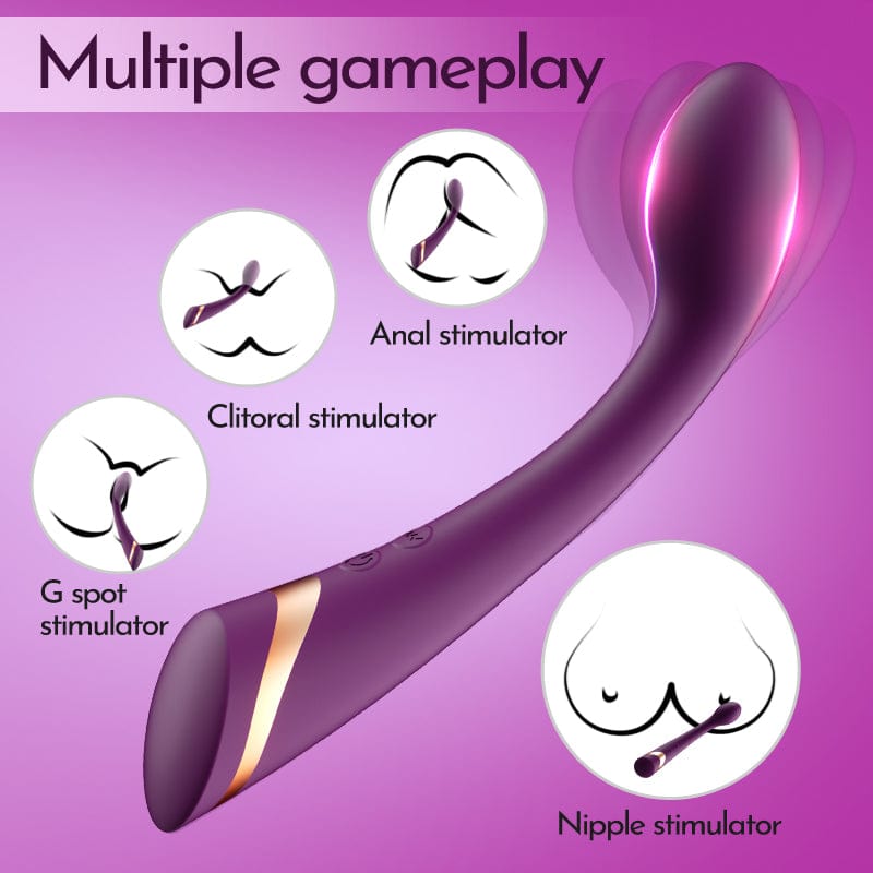 Vibrateur Point G - Secwell - Beautiful Notest High Frequency G Spot Vibrator Secwell Sensations plus