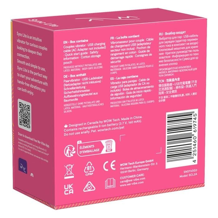 Vibrateur pour Couple - We-Vibe - Sync Lite We-Vibe Sensations plus