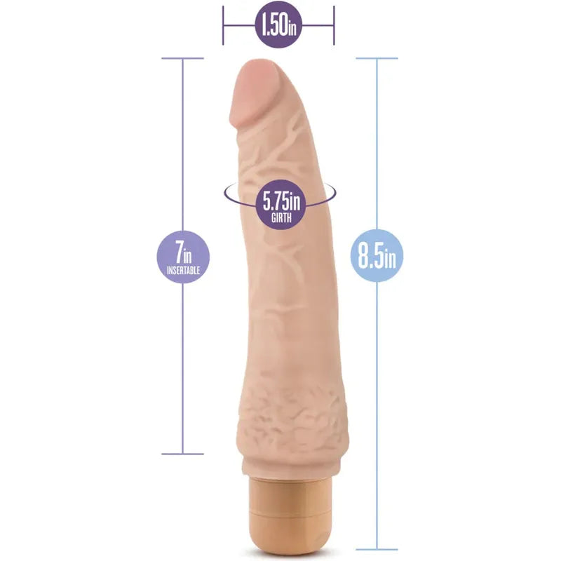 Vibrateur Réaliste - Dr.Skin - Vibe 7 Blush Novelties Sensations plus