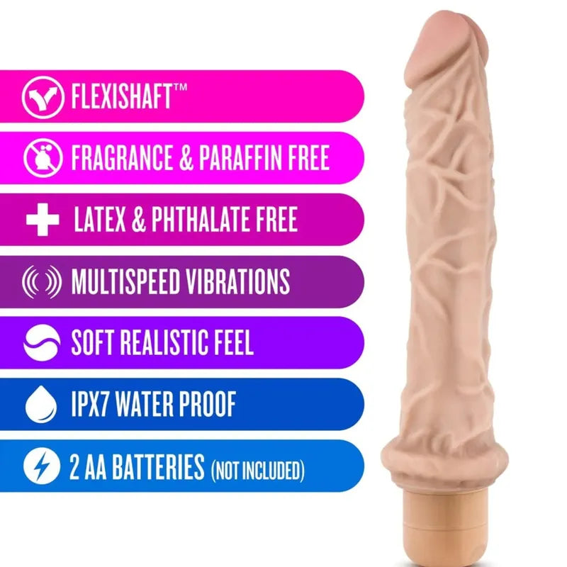 Vibrateur Réaliste - Dr.Skin - Vibe 8 Blush Novelties Sensations plus