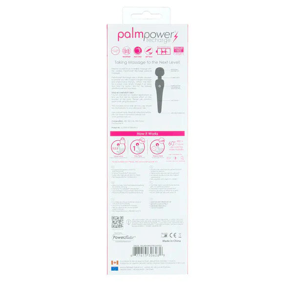 Vibrateur Wand - PalmPower Massager | Rechargeable & Étanche Palm power Sensations plus