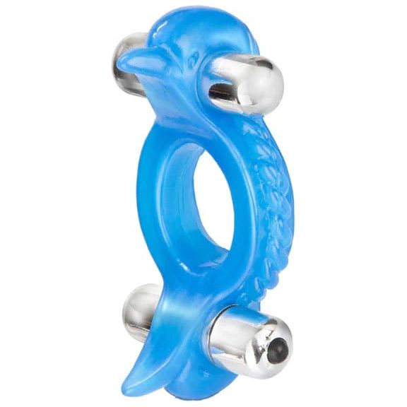 Anneau D'érection Vibrant - CalExotics - Double Dolphin CalExotics Sensations plus