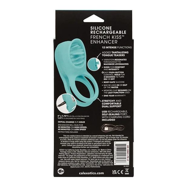 Anneau D'érection Vibrant - Calexotics - French Kiss Enhancer CalExotics Sensations plus