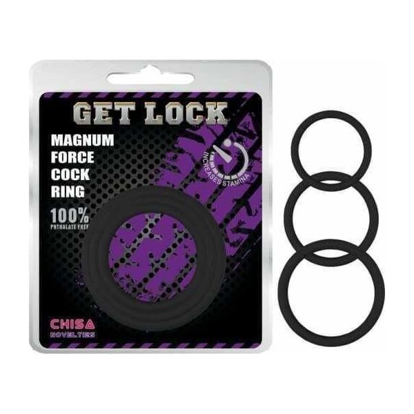 Anneau D'érection - Get Lock - Magnum Force Cock Ring Get Lock Sensations plus