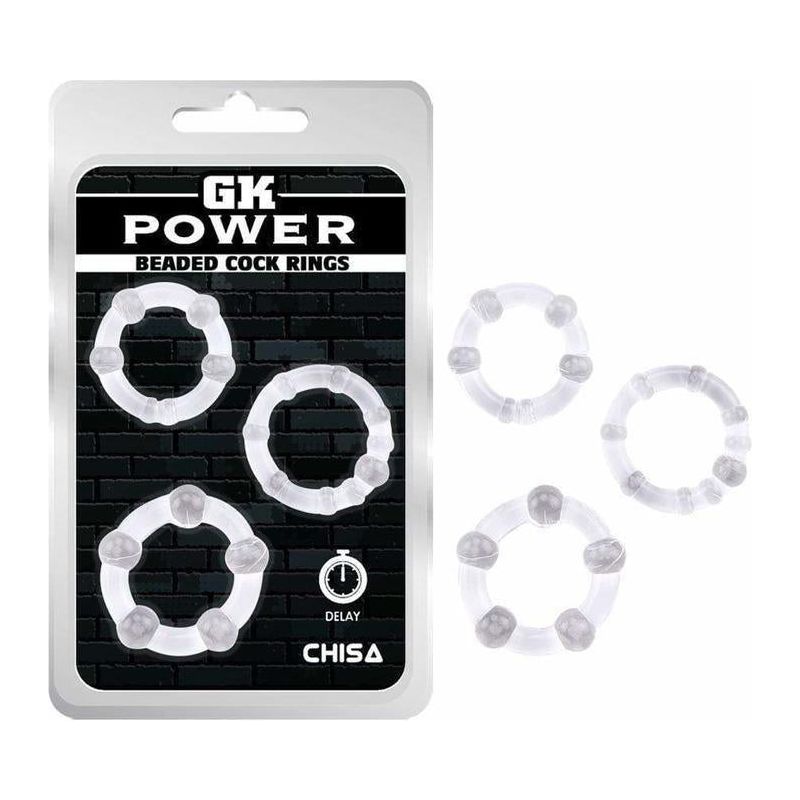 Anneau D'érection - GK Power - Beaded Cock Rings GK Power Sensations plus