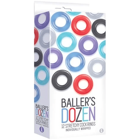 Anneau D'érection - Icon Brands - Baller's Dozen Icon brands Sensations plus