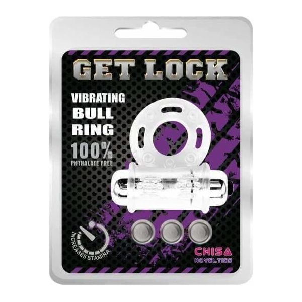 Anneau D'érection Vibrant - Get Lock - Bull Ring Get Lock Sensations plus