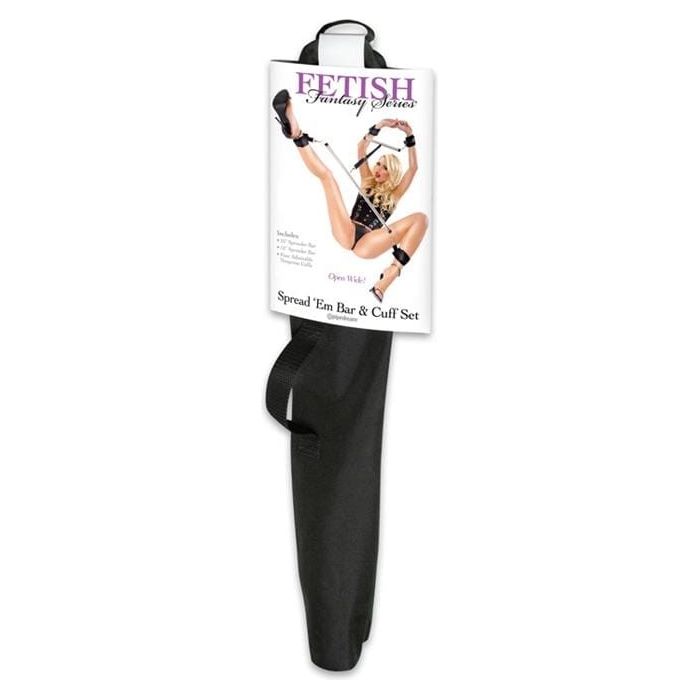 Bondage - Fetish Fantasy Series - Spread 'Em Bar & Cuff Set Fetish Fantasy Series - Pipedream Sensations plus