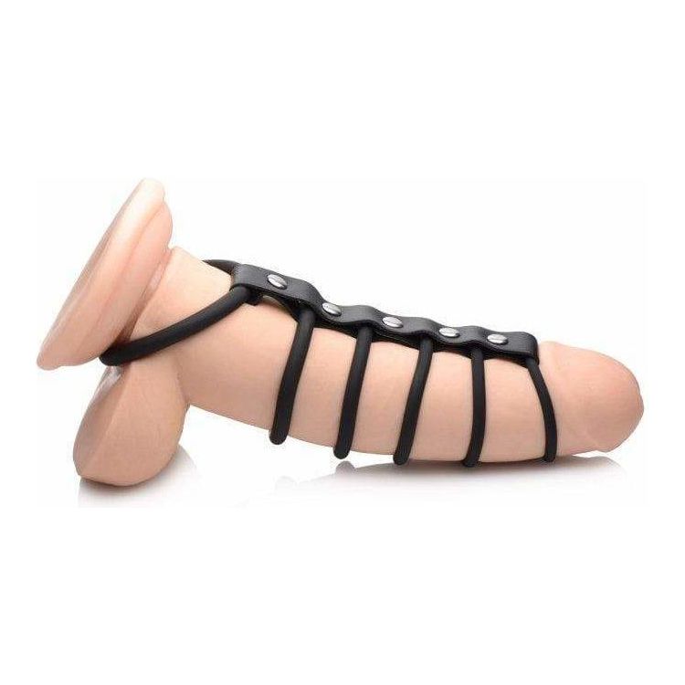 Cage de Chasteté - Strict - 6 Ring Silicone Chastity Device STRICT Sensations plus