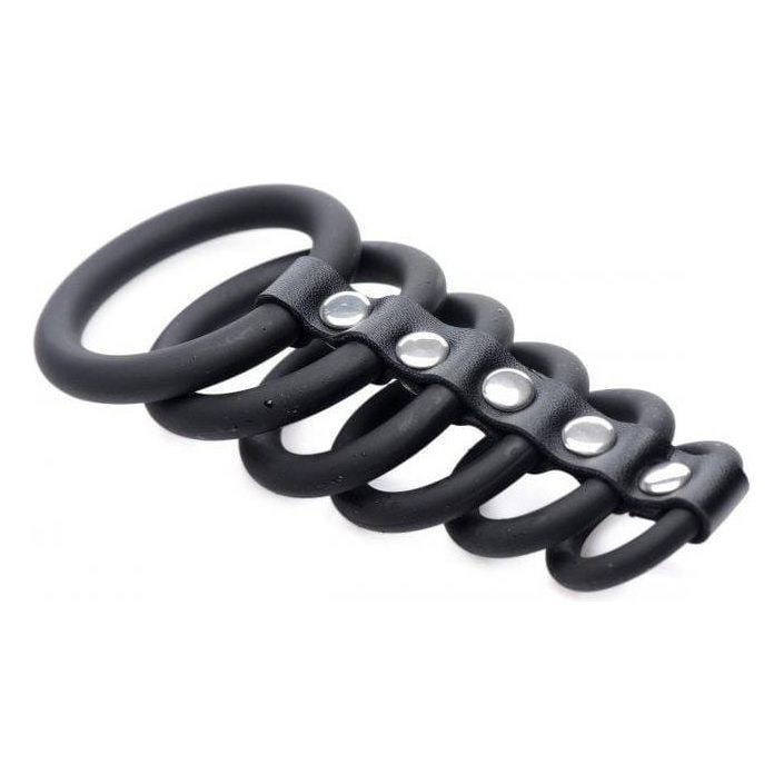 Cage de Chasteté - Strict - 6 Ring Silicone Chastity Device STRICT Sensations plus