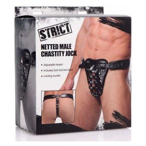 Cage De Chasteté - STRICT - Netted Male Chastity Jock STRICT Sensations plus