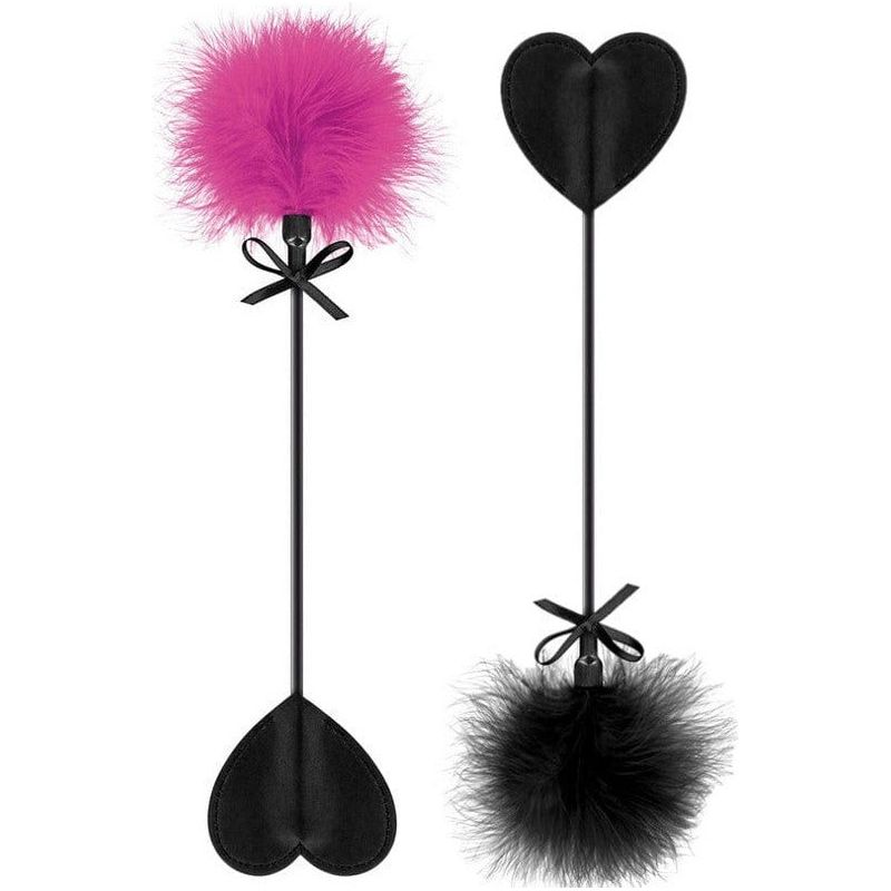 Cravache - Sweet Caress - Cravache Tapette Coeur Pompon Sweet Caress Sensations plus