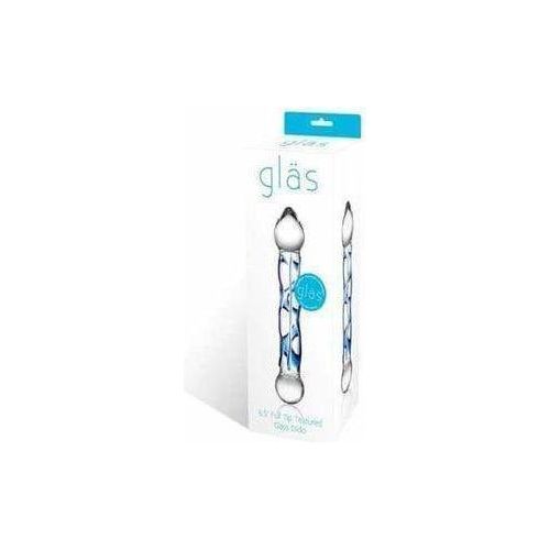 Dildo en Pyrex - Gläs - 6,5 ’’ Full Tip Textured Glass Dildo Glas Sensations plus