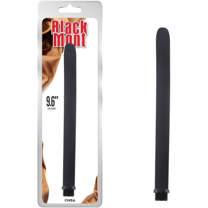 Douche Anale - Black Mont - Silicone Douche Tube 9.6" Black Mont Sensations plus