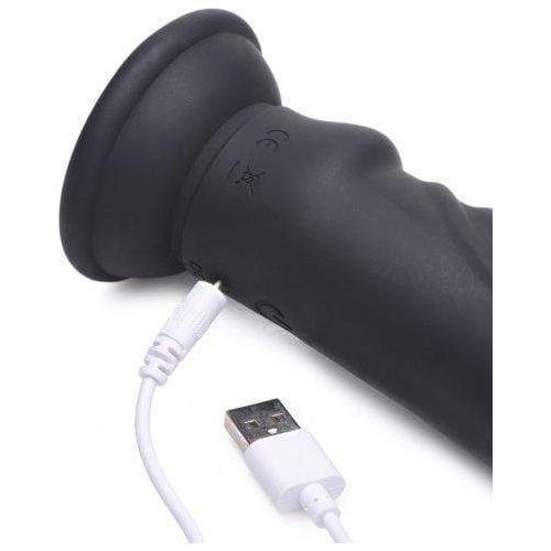 Électrostimulation - Zeus - E-Stim Pro 5X Vibrating Dildo with Remote Control Zeus Sensations plus