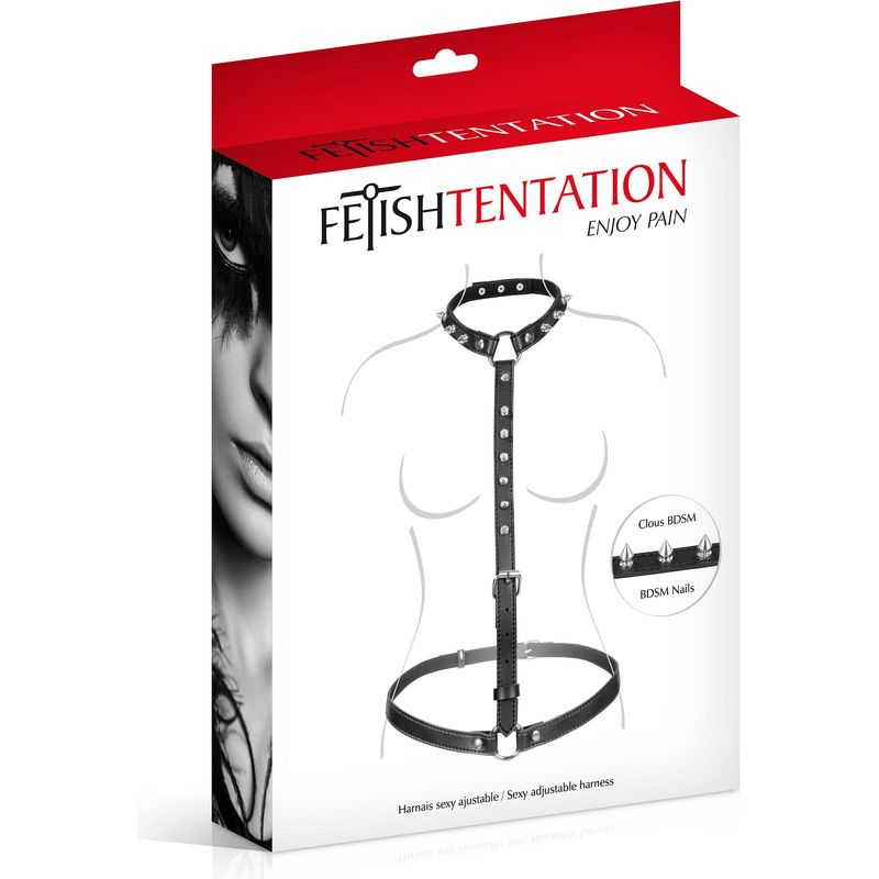 Fetish - FetishTentation - Harnais Sexy Ajustable FetishTentation Sensations plus