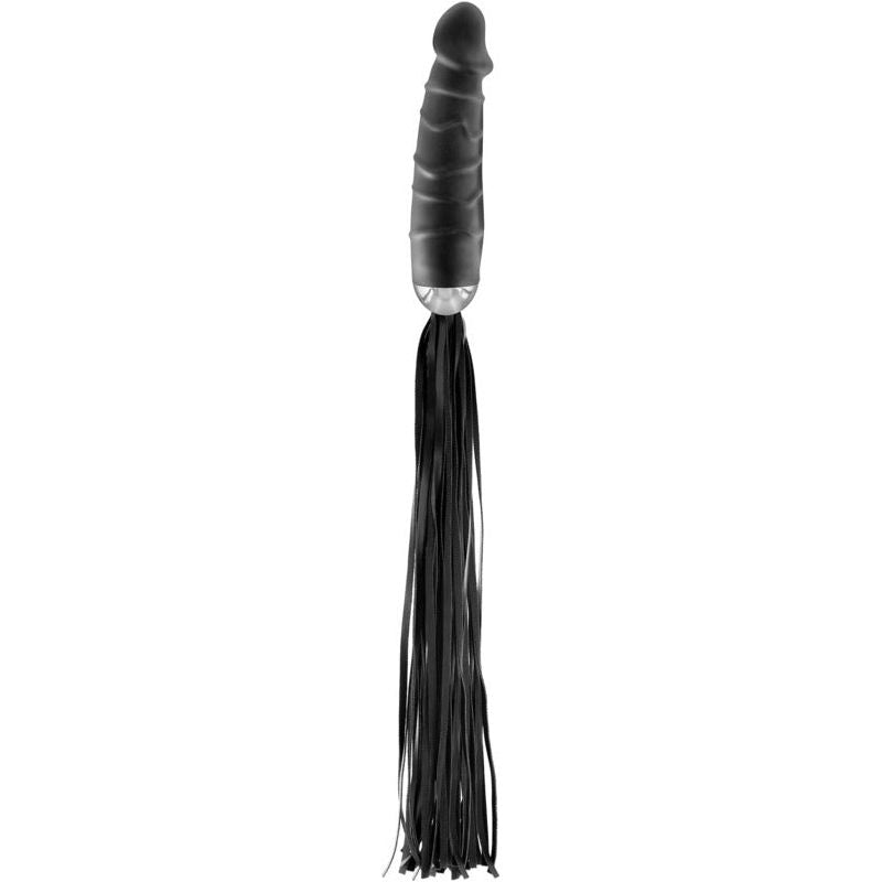 Fetish - FetishTentation - 2 en 1: Martinet Simili-Cuir et Dildo FetishTentation Sensations plus