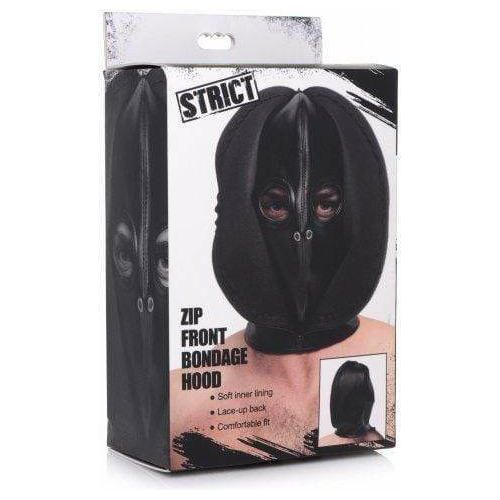 Masque BDSM - Strict - Zip Front Bondage Hood STRICT Sensations plus