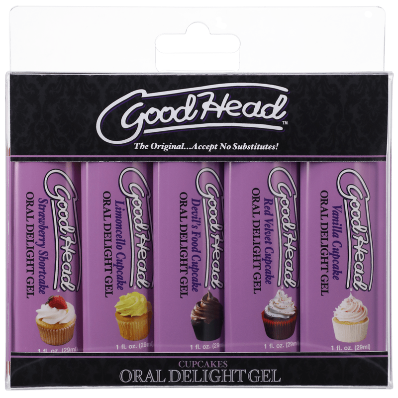 Gel Comestible - GoodHead - Oral Delight Gel - Cupcakes GoodHead Sensations plus