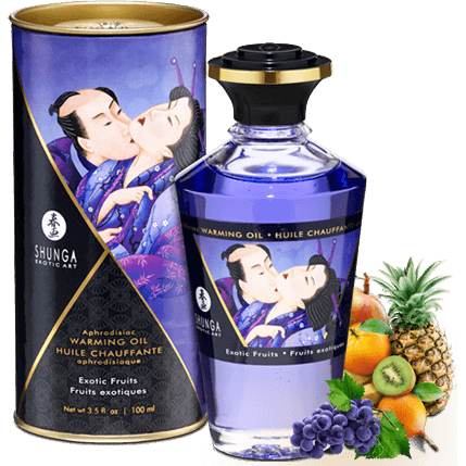 Huile Chauffante - Shunga - Baisers Intimes Shunga Sensations plus