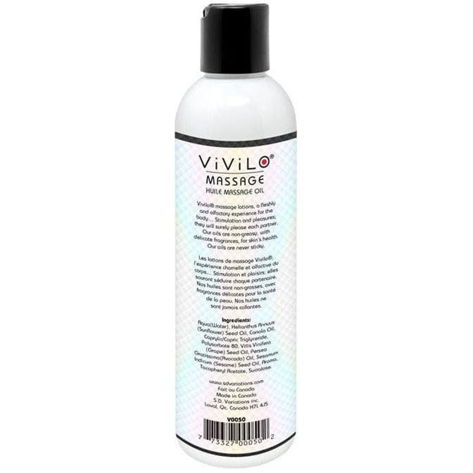 Huile de Massage - Vivilo - 8oz / 250 ml Vivilo Sensations plus