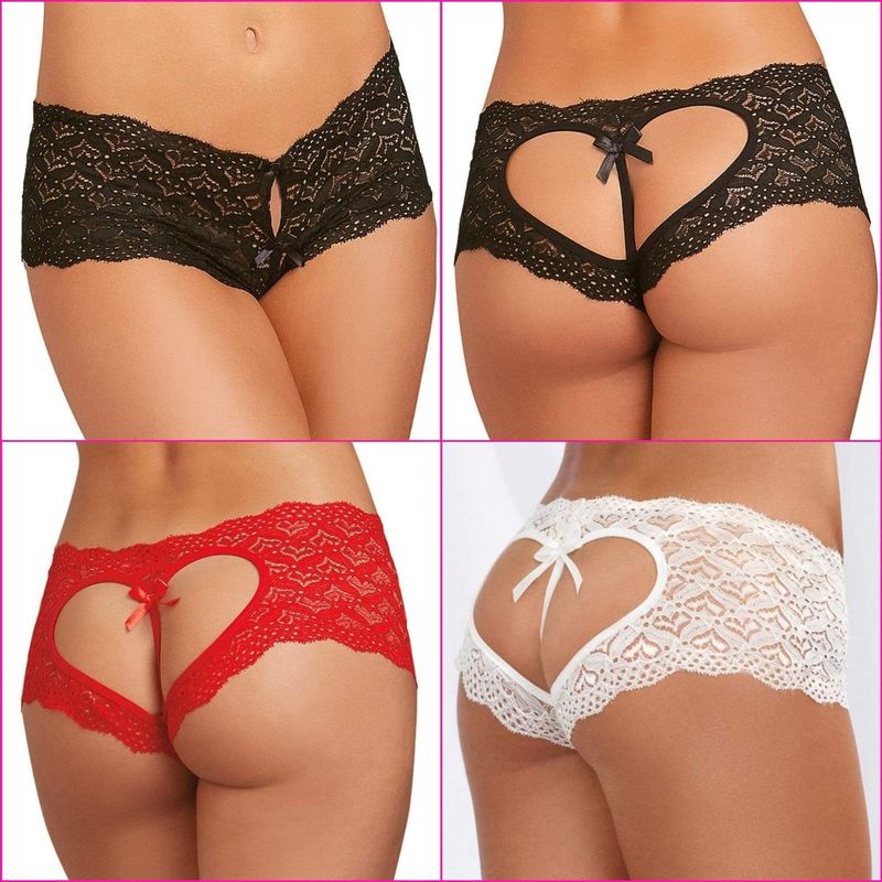 Lingerie Dreamgirl - Sous-vêtement avec Cœur 1442 Dreamgirl Sensations plus