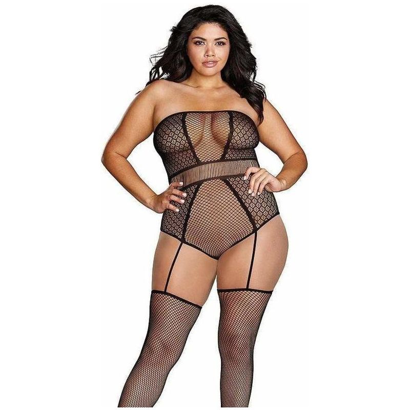 Lingerie Dreamgirl - Teddy avec Bas 0355 Dreamgirl Sensations plus