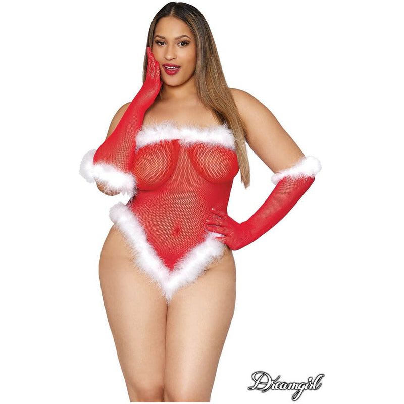 Lingerie Dreamgirl - Teddy de Noël 12674 Dreamgirl Sensations plus