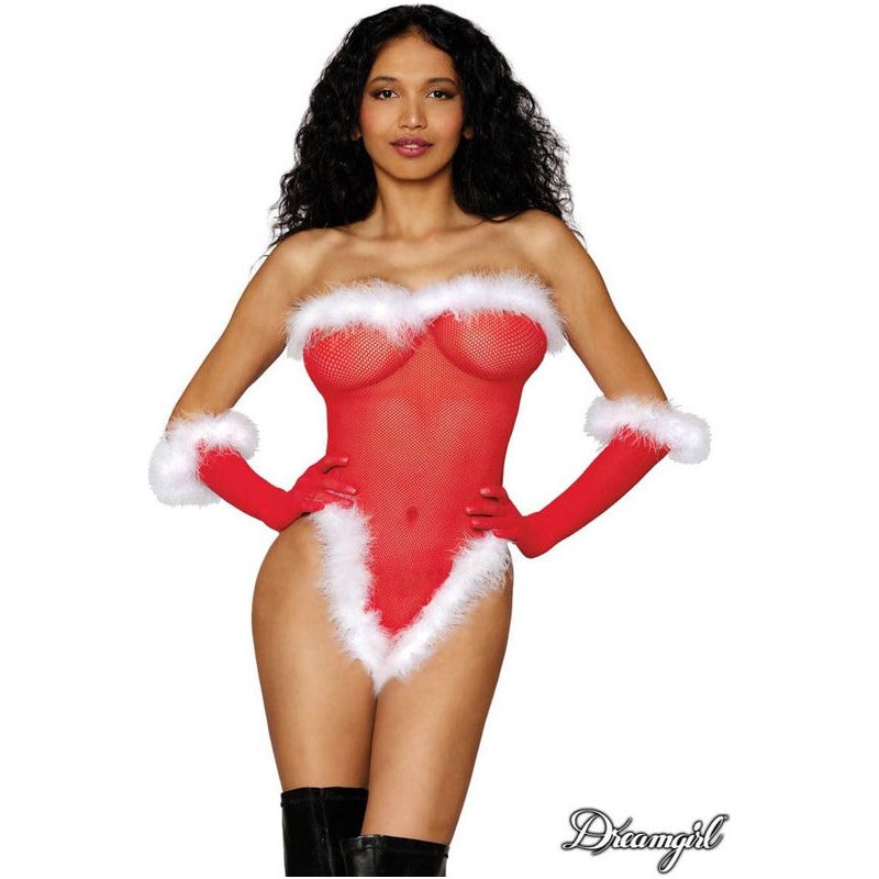 Lingerie Dreamgirl - Teddy de Noël 12674 Dreamgirl Sensations plus