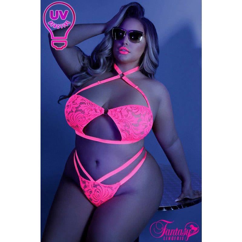 Lingerie Fantasy - Glow - Ensemble Sexy 2106 Fantasy Lingerie Sensations plus