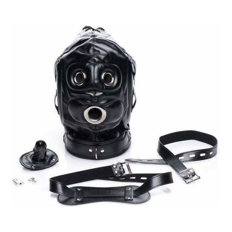 Masque BDSM - Strict - Bondage Hood With Penis Gag STRICT Sensations plus
