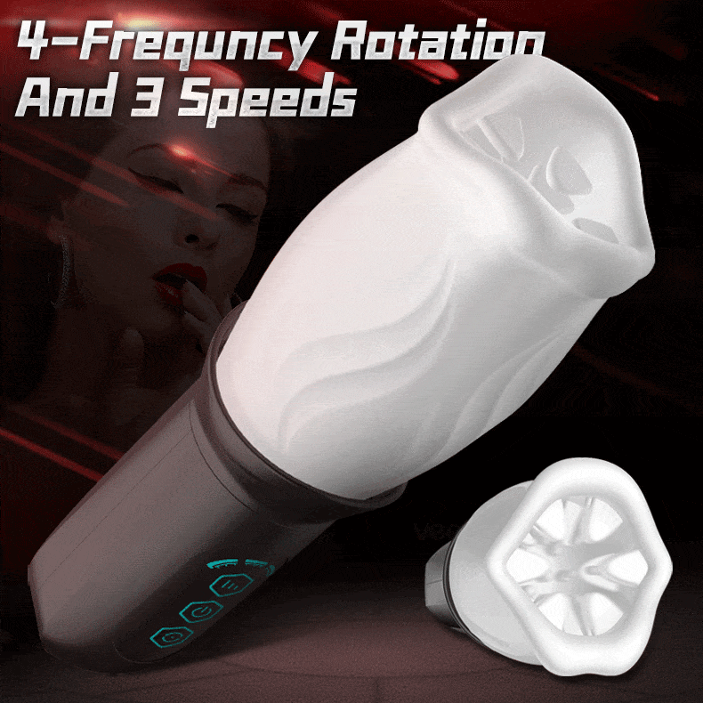 Masturbateur - First Class – Rotating Cup – Mouth BMS Sensations plus