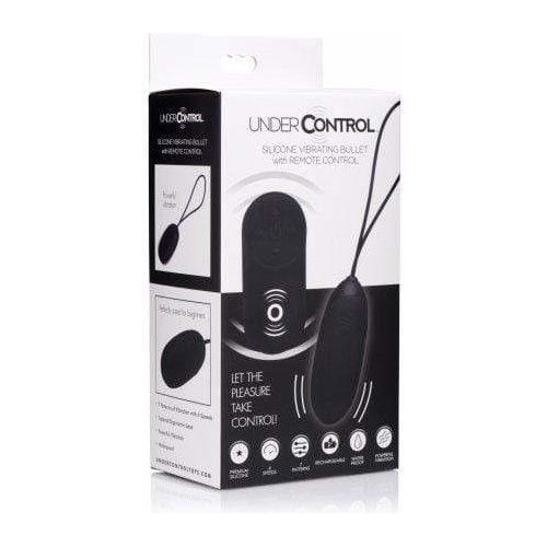 Vibrateur à distance - Under control - Silicone bullet with remote control Under Control Sensations plus