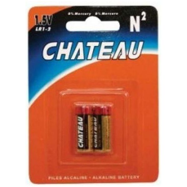 Piles - Château - Alkaline N - Format de 2 Chateau Manis Electronics Sensations plus