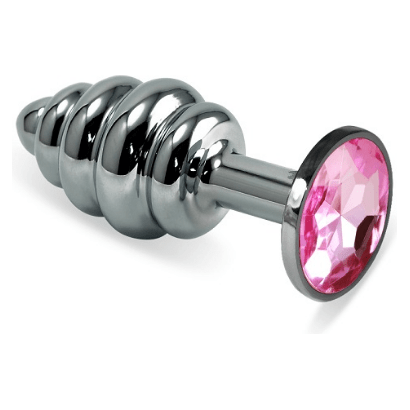 Plug Anal - Stainless Steel - Diamond Ribbed | Sensations Plus  Sensations  Plus