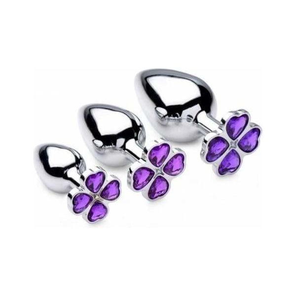 Plug Anal - Booty Sparks - Ensemble Avec Diamants en Fleur XR brands Sensations plus