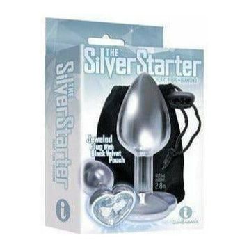 Plug anal - The Silver Starter - Coeur format petit Icon brands Sensations plus