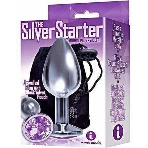 Plug anal - The Silver Starter - Rond Format Petit Icon brands Sensations plus